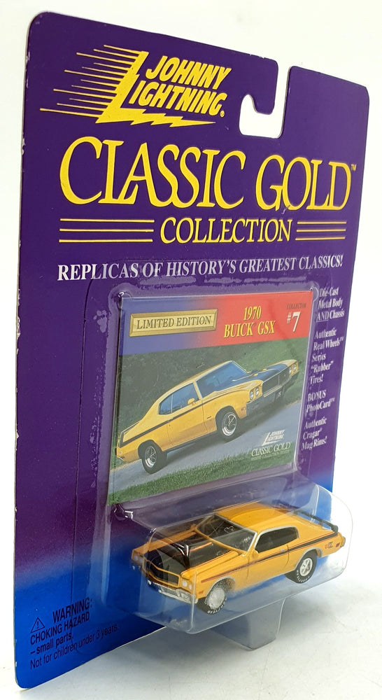 Johnny Lightning 1/64 Scale 404-02 Classic Gold 1970 Buick GSX - Yellow