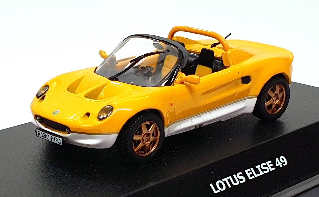 Maxi Car 1/43 Scale Diecast 10142 - Lotus Elise 49 - Yellow