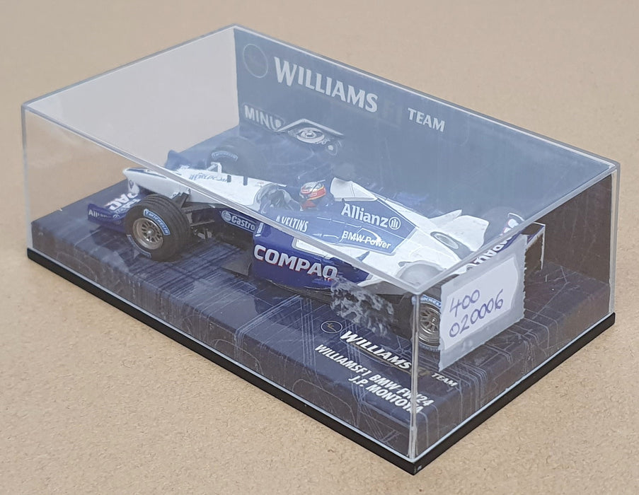 Minichamps 1/43 Scale 400 020006 - F1 Williams BMW FW24 2002 J.P. Montoya