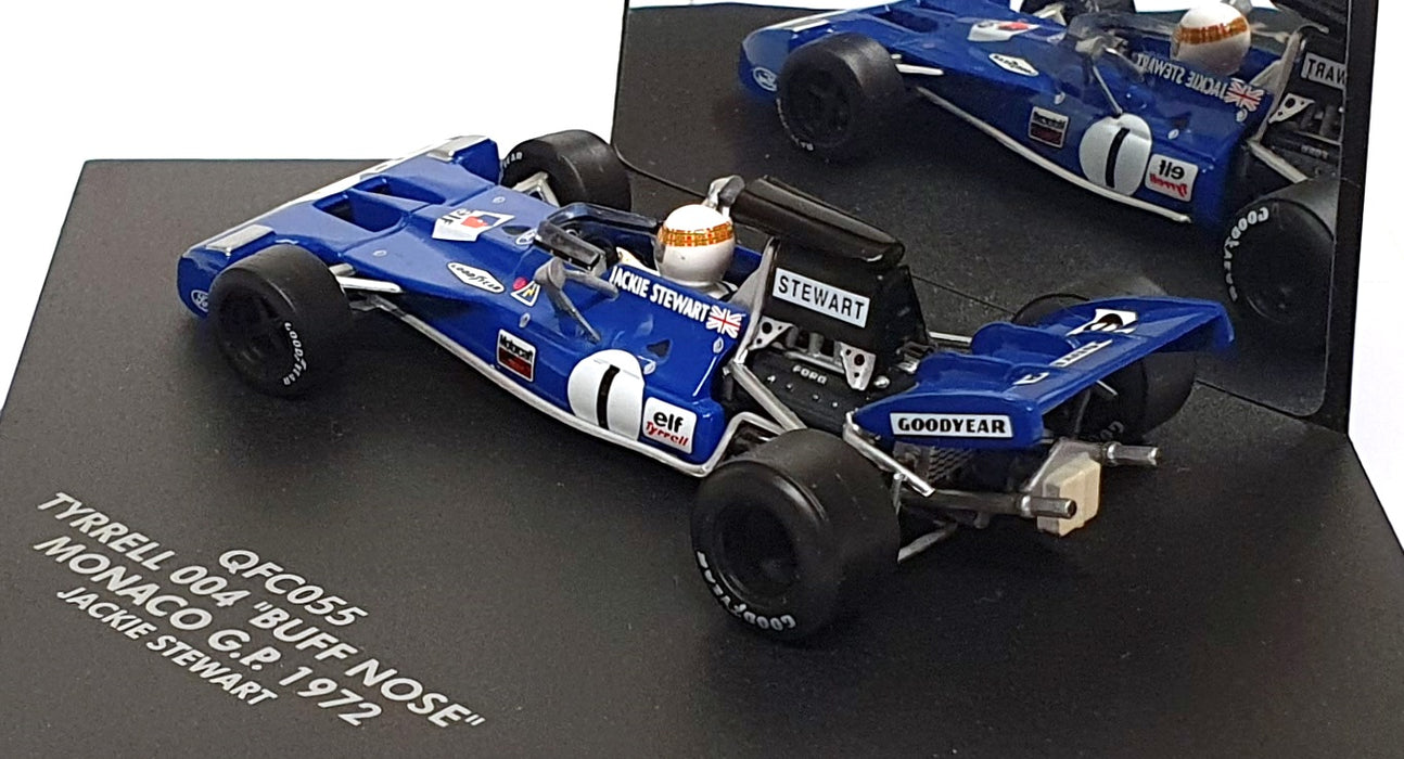 Quartzo 1/43 Scale QFC055 F1 Tyrrell 004 Buff Nose 1st Monaco GP 1972 J. Stewart