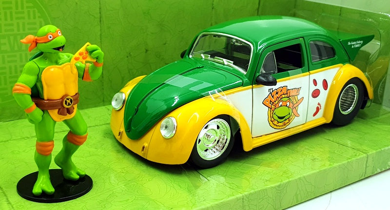 Jada Toys Volkswagen Beetle 1959 JADA TOYS 1/24 Volkswagen Beetle 1959 – Avec Figurine Michelangelo – Cox Culte Jada Toys Volkswagen Beetle 1959 JADA TOYS 1/24 Volkswagen Beetle 1959 – Avec Figurine Michelangelo – Cox Culte