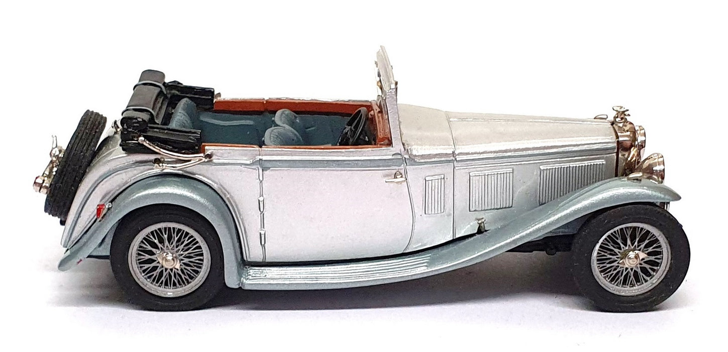 J&M Classics 1/43 Scale JM106 - 1933 Alvis Speed 20 Vanden Plas DH - Silver/Grey