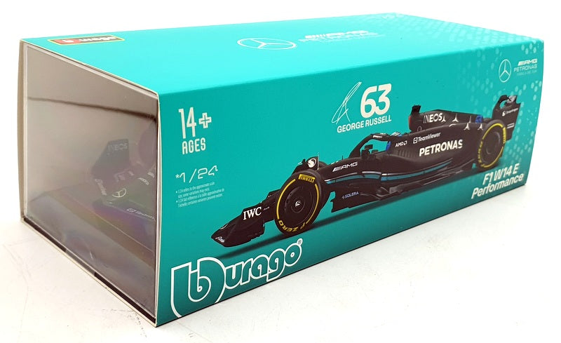 Burago 1/24 Scale 18-28028 - F1 Mercedes W14E Performance #63 G.Russell