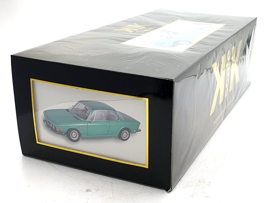 KK Scale 1/12 Scale KKDC120191A - 1971 BMW 3.0 CSi (E9) - Met. Turquoise