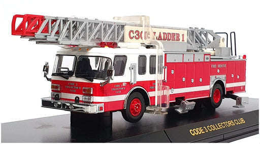 Code 3 Collectibles 1/64 Scale 12962 E-One Ladder Fire Engine - Club Membership