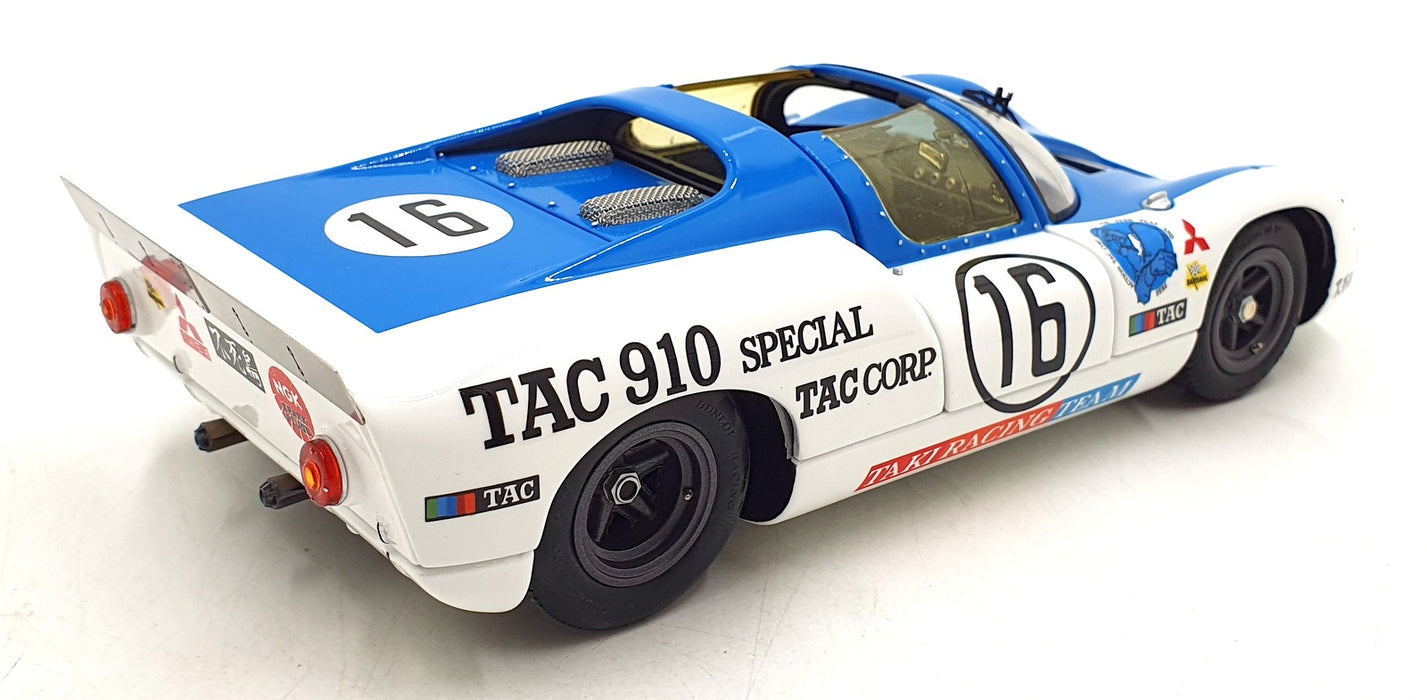 Exoto 1/18 Scale Diecast MTB00064C - Porsche 910 Japan GP #16 White/Blue
