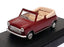 Solido 1/43 Scale Diecast 1537 - 1995 Mini Cabriolet - Met. Dk. Red