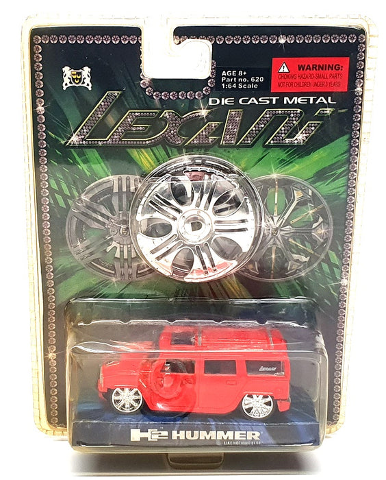 Malibu International Ltd 1/64 Scale 620 - H2 Hummer - Red