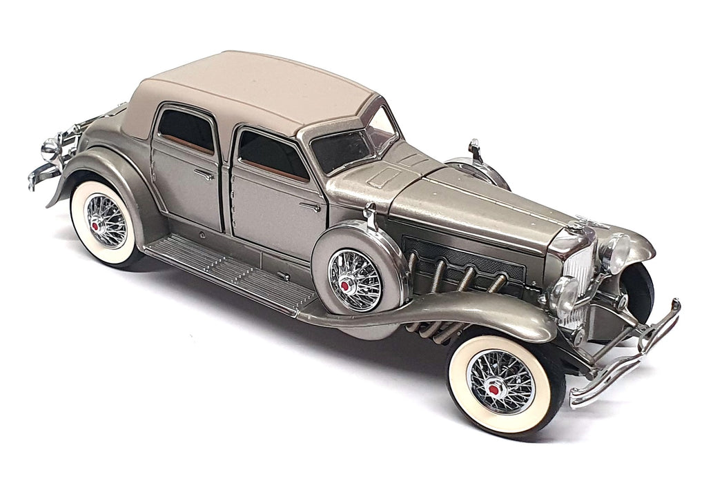 Franklin Mint 1/24 Scale 19626G - 1933 Duesenberg SJ Twenty Grand - Met. Grey