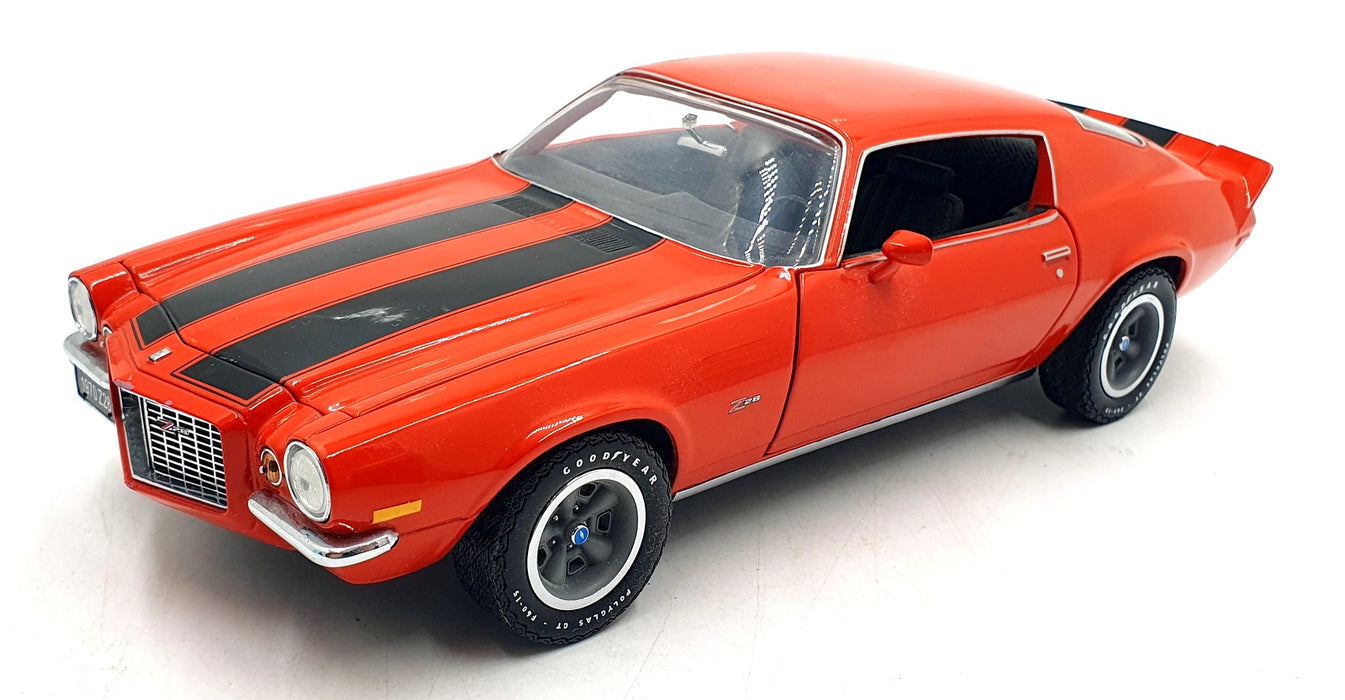 Franklin Mint 1/18 Scale Diecast DC18626N - 1970 Chevrolet Camaro Z/28 Orange 