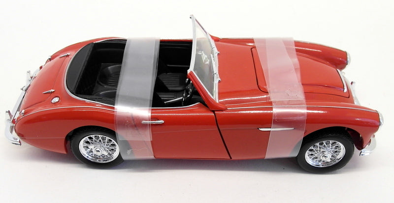 Ertl 1/18 Scale Diecast Model Car 7460 - 1961 Austin Healey 3000 Mk2 - Red