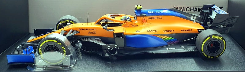 Minichamps 1/18  Scale 530 201904 McLaren F1 Team MCL35M 3rd Austrian GP Norris