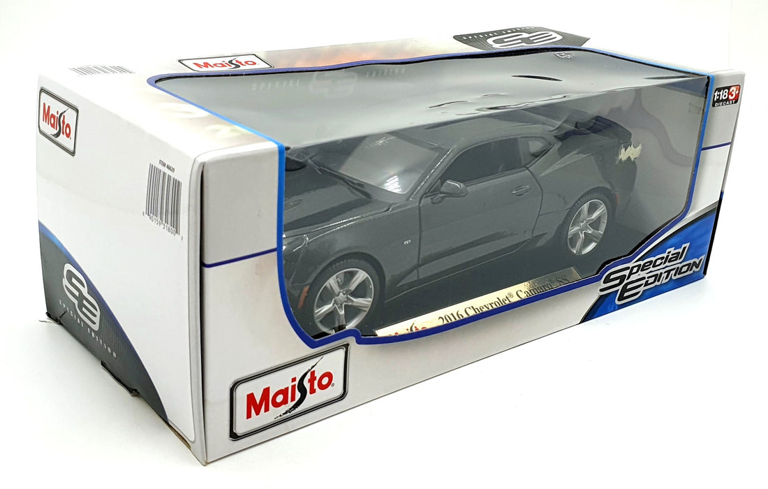 Maisto 1/18 Scale Diecast 46629 - 2016 Chevrolet Camaro SS - Metallic Grey