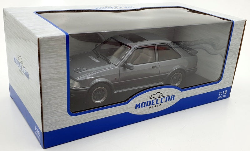 Model Car Group 1/18 Scale MCG18272 Ford Escort RS Turbo - Met. Grey
