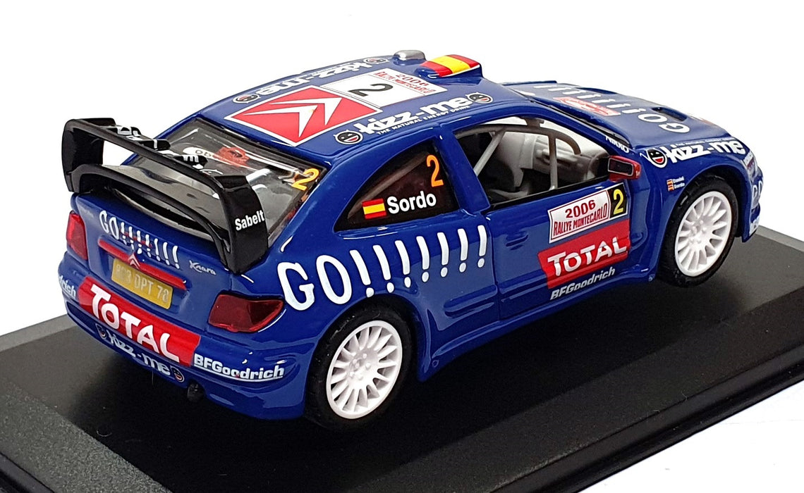 Burago 1/32 Scale NB8T984 - Citroen Xsara WRC #2 Monte Carlo Rally 2006 Sordo
