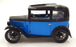 Ricko 1/18 Scale Diecast DC21125M - Austin 7 De Luxe Saloon 1932 - Blue/Black