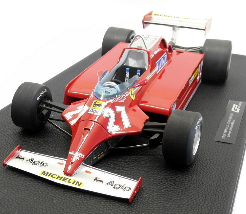 GP Replicas 1/12 Scale GP12-16A - F1 Ferrari 126 CK 1981 #27 G. Villeneuve