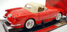 Mira 1/18 Scale Diecast 6195 - 1954 Chevrolet Corvette Convertible - Red/White