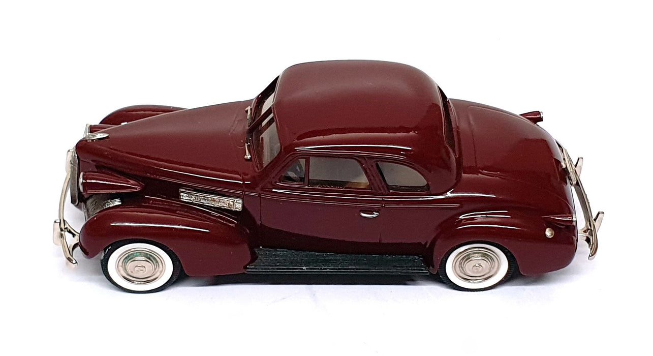 Brooklin 1/43 Scale BRK122 - 1939 La Salle 5 Window Coupe - Maroon