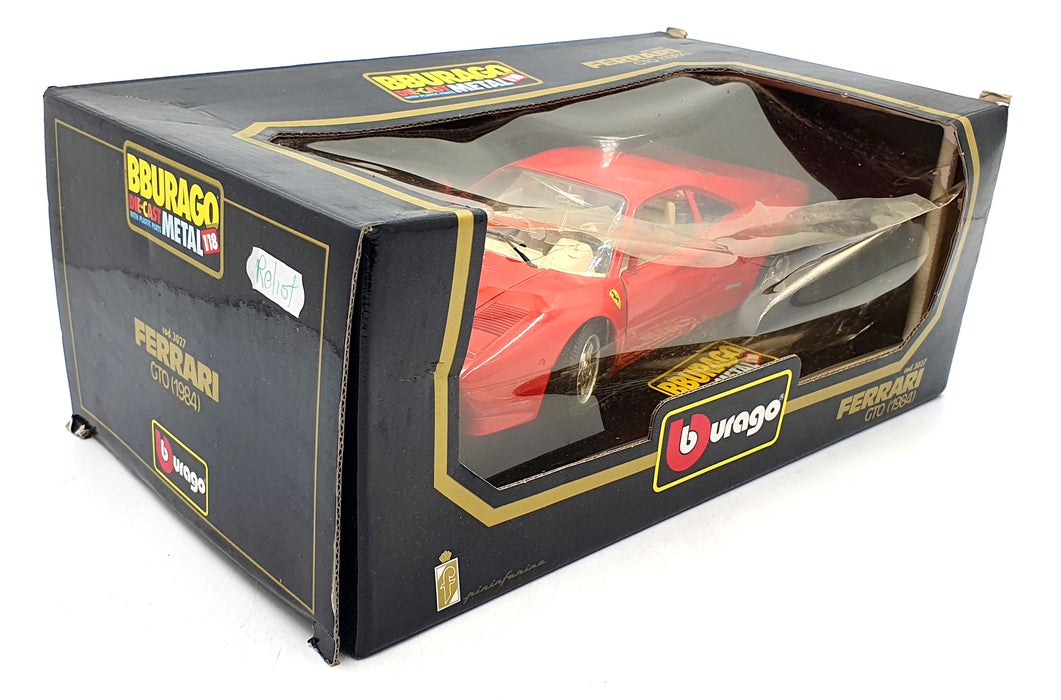 Burago 1/18 Scale Diecast 3027 - 1984 Ferrari GTO - Red