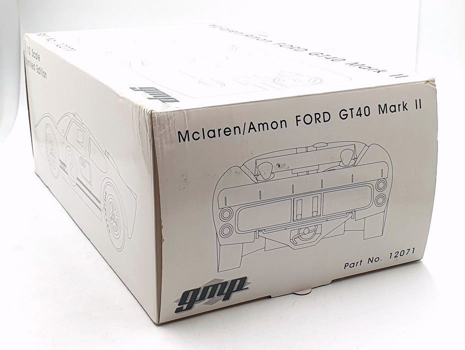 GMP 1/12 Scale Diecast 12071 - Ford GT40 Mark II McLaren/Amon #2 Le Mans
