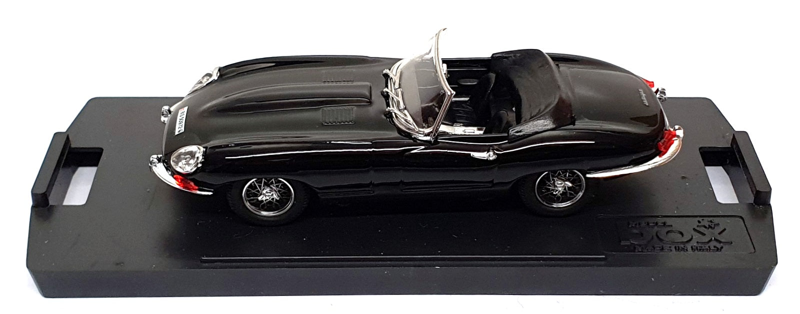 Box Model 1/43 Scale Diecast 8460 - Jaguar E Spyder - Black