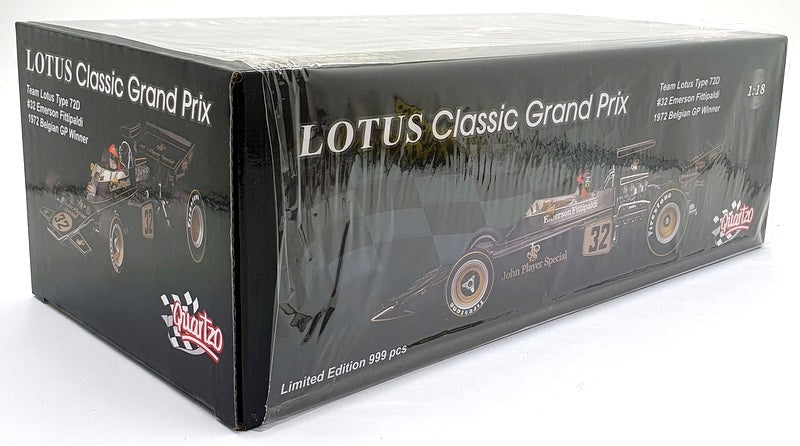Quartzo 1/18 Scale 18282 Lotus Type 27D #32 Fittipaldi 1972 Belgian GP Winner