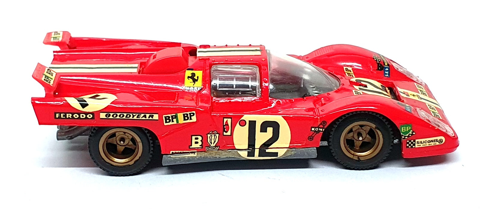 Super Champion 1/43 Scale SC100 - Ferrari 512M N.A.R.T. #12 Le Mans 1971