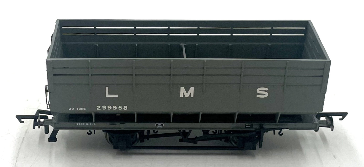 Hornby OO Gauge (1/76) R6731A - LMS 20 Ton Coke Hoper Wagon '299958'