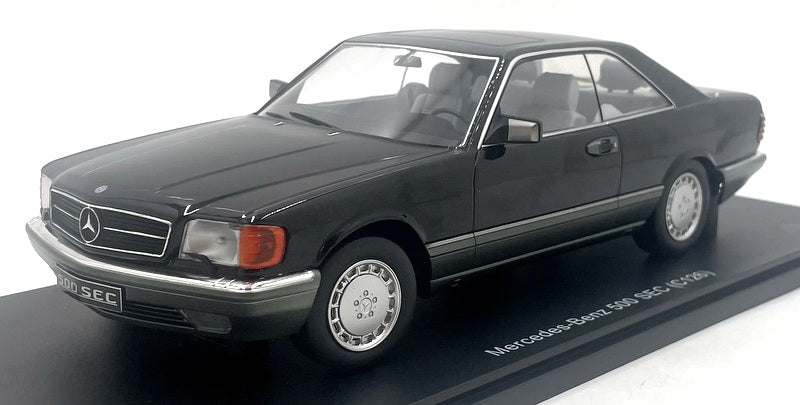 KK Scale 1/18 Scale KKDC180334 - Mercedes-Benz 500 SEC - Black