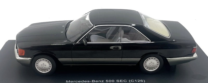 KK Scale 1/18 Scale KKDC180334 - Mercedes-Benz 500 SEC - Black