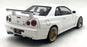 KK Scale 1/12 Scale KKDC120213-2 2001 Nissan Skyline GT-R R34 V-Spec II BBS