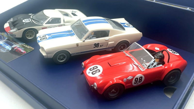 Scalextric 1/32 Scale Slot Car C4619A - Ken Miles Triple Pack - Legends