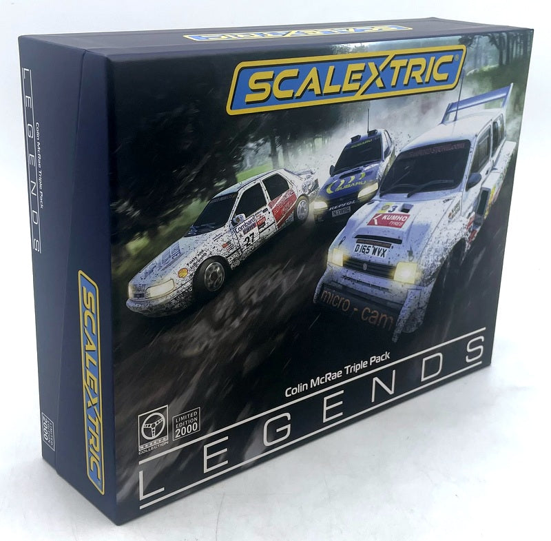 Scalextric 1/32 Scale Slot Car C4642A - Colin McRae Triple Pack - Legends