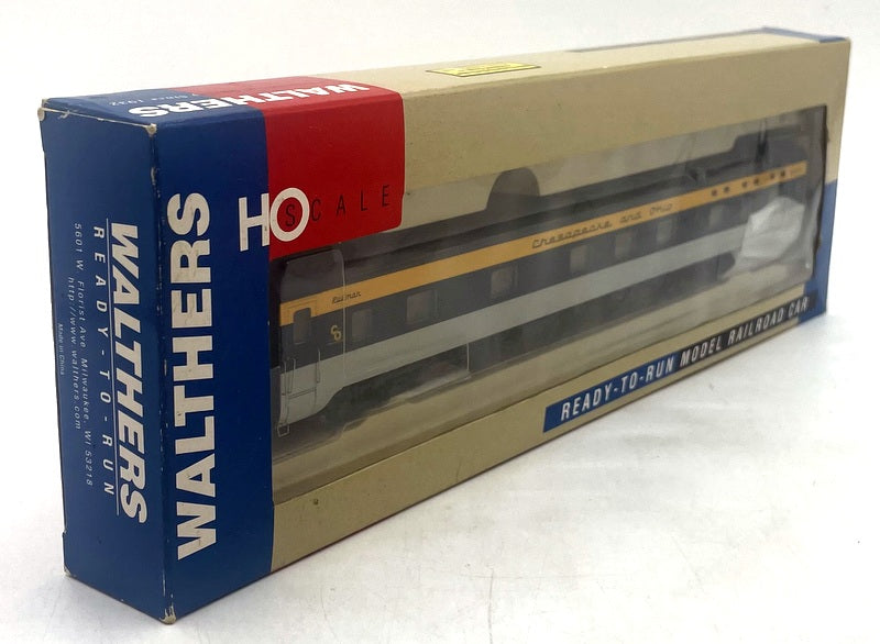 Walthers HO (1/87) Scale 932-6729 Pullman Standard 6-6-4 Sleeper Chesapeake/Ohio