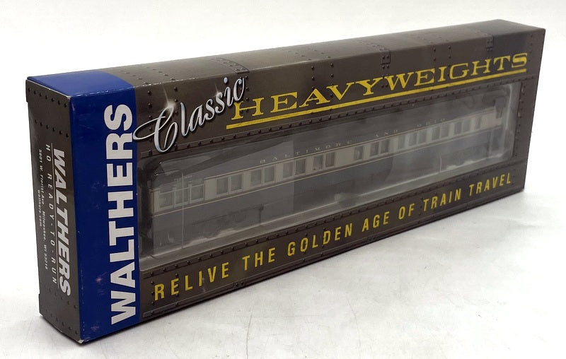 Walthers HO (1/87) 932-10460 Pullman Heavyweight Solarium-Obs Plan #3975C B&O