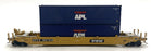 Athearn HO (1/87) Scale 72562 TTX Husky Stack Well Car w/2 Containers DTTX56789