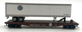 Athearn HO (1/87) Scale 92096 - BNSF '50 Flat with 45' Trailer - BN Railway