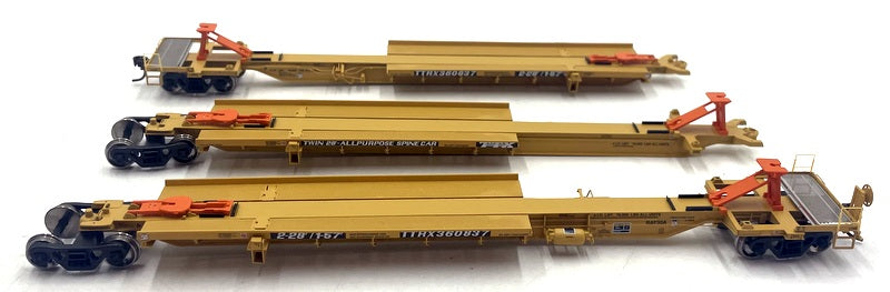 Athearn HO (1/87) Scale 28908 TTX Trinity 57' All Purpose Spine Car #360837