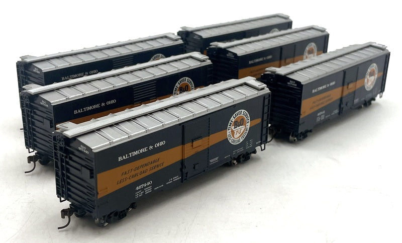 Athearn HO (1/87) Scale 70456 40' Youngstown Steel Door Box Car 6 pack Baltimore