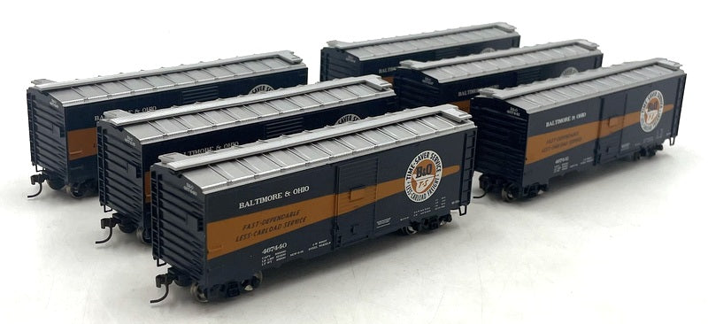 Athearn HO (1/87) Scale 70456 40' Youngstown Steel Door Box Car 6 pack Baltimore