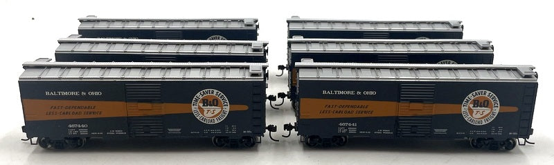 Athearn HO (1/87) Scale 70456 40' Youngstown Steel Door Box Car 6 pack Baltimore