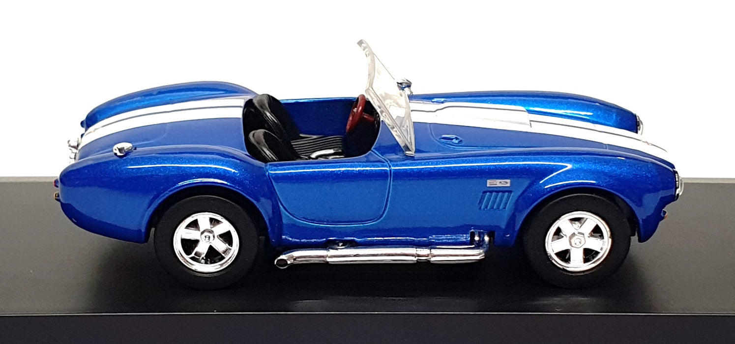 High Speed 1/43 Scale 43KFB19S - 1965 Shelby AC Cobra - Met. Blue/White