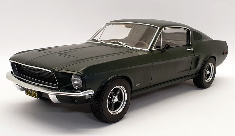 Norev 1/12 Scale 122702 - 1968 Ford Mustang Fastback Bullitt - Met. Satin Green