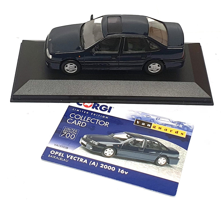 Vanguards 1/43 Scale VA13103B - Opel Vectra (A) 2000 16v - Baikal Blue