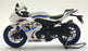 LCD Models 1/12 Scale 02136 - Suzuki GSX-R R1000 Motorbike  - White/Blue