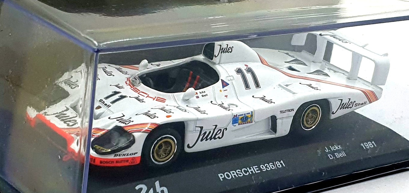 Altaya 1/43 Scale IXC.LMN.F.030 - Porsche 936/81 #11 24H Le Mans 1981 Ickx/Bell