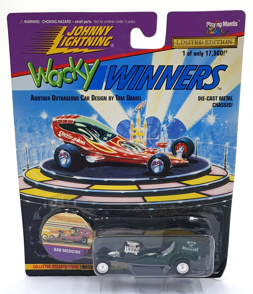 Johnny Lightning 1/64 Scale 301-03 - Wacky Winners Bad Medicine - Green