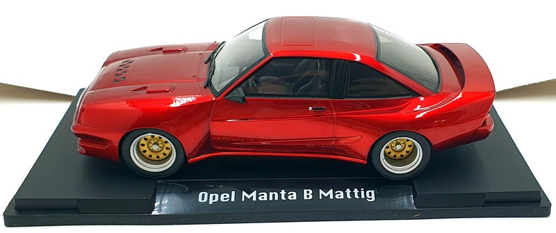 Model Car Group 1/18 Scale MCG18424 - Opel Manta B Mattig -Met. Dark Red
