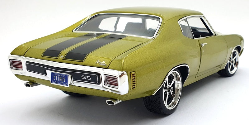 Acme 1/18 Scale Diecast A1805525 1970 Chevrolet Chevelle SS Restomod - Green